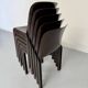 Set of 5 Selene plastic chairs designed by Vico Magistretti Artemide