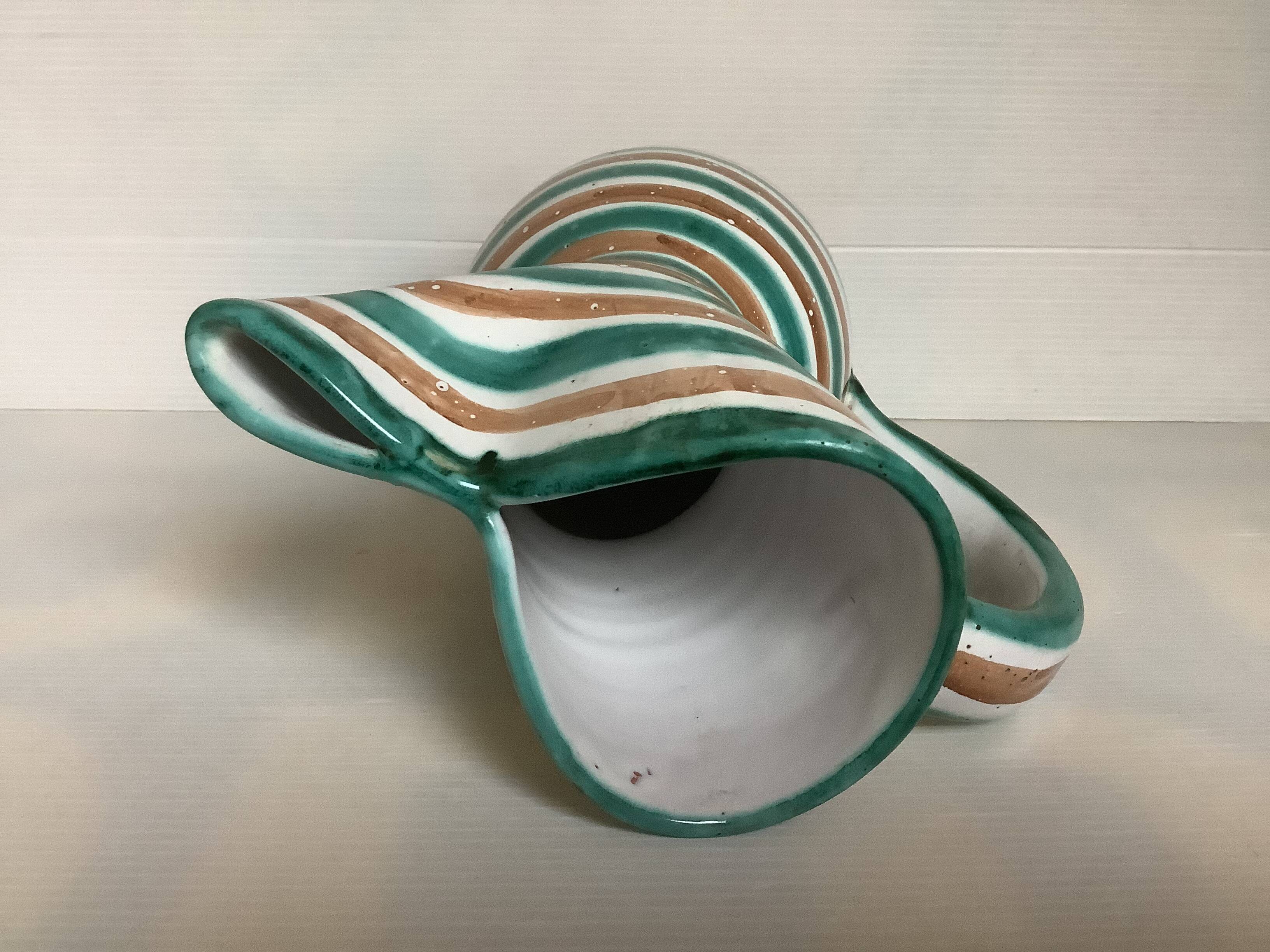 Robert Picault ceramic pitcher