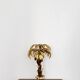 Gilded Italian Hollywood Regency Palm Tree Table Lamp by Hans Kögl