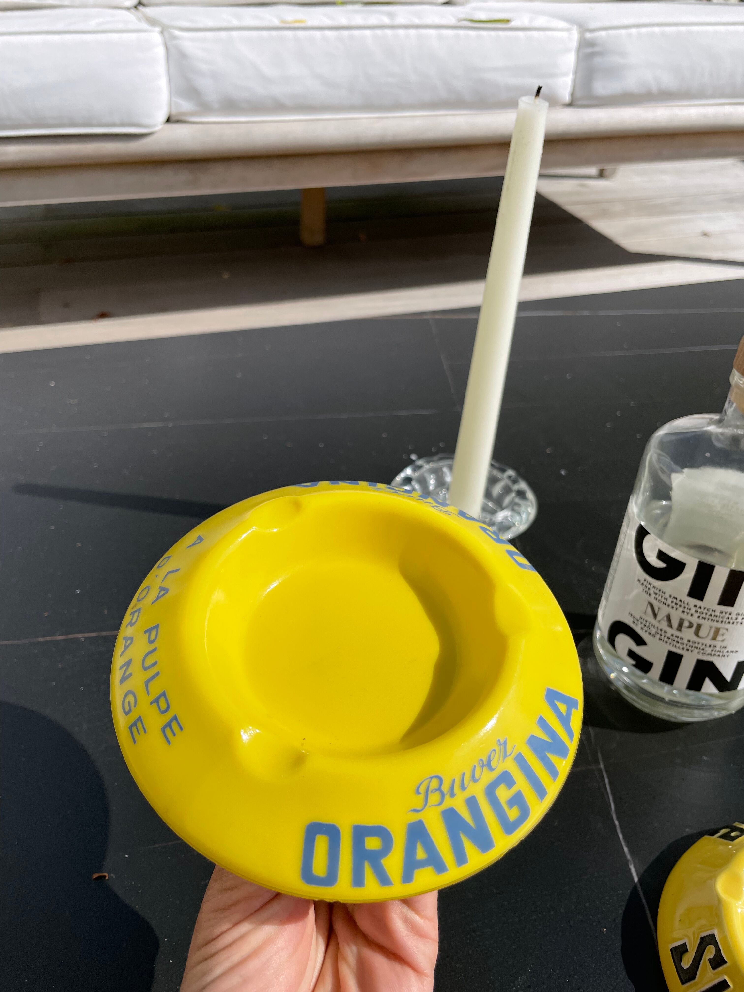 Orangina Ashtray