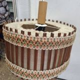 Vintage rattan pendant light