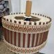 Vintage rattan pendant light