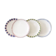 Set of 4 flat plates "grant & bell"
