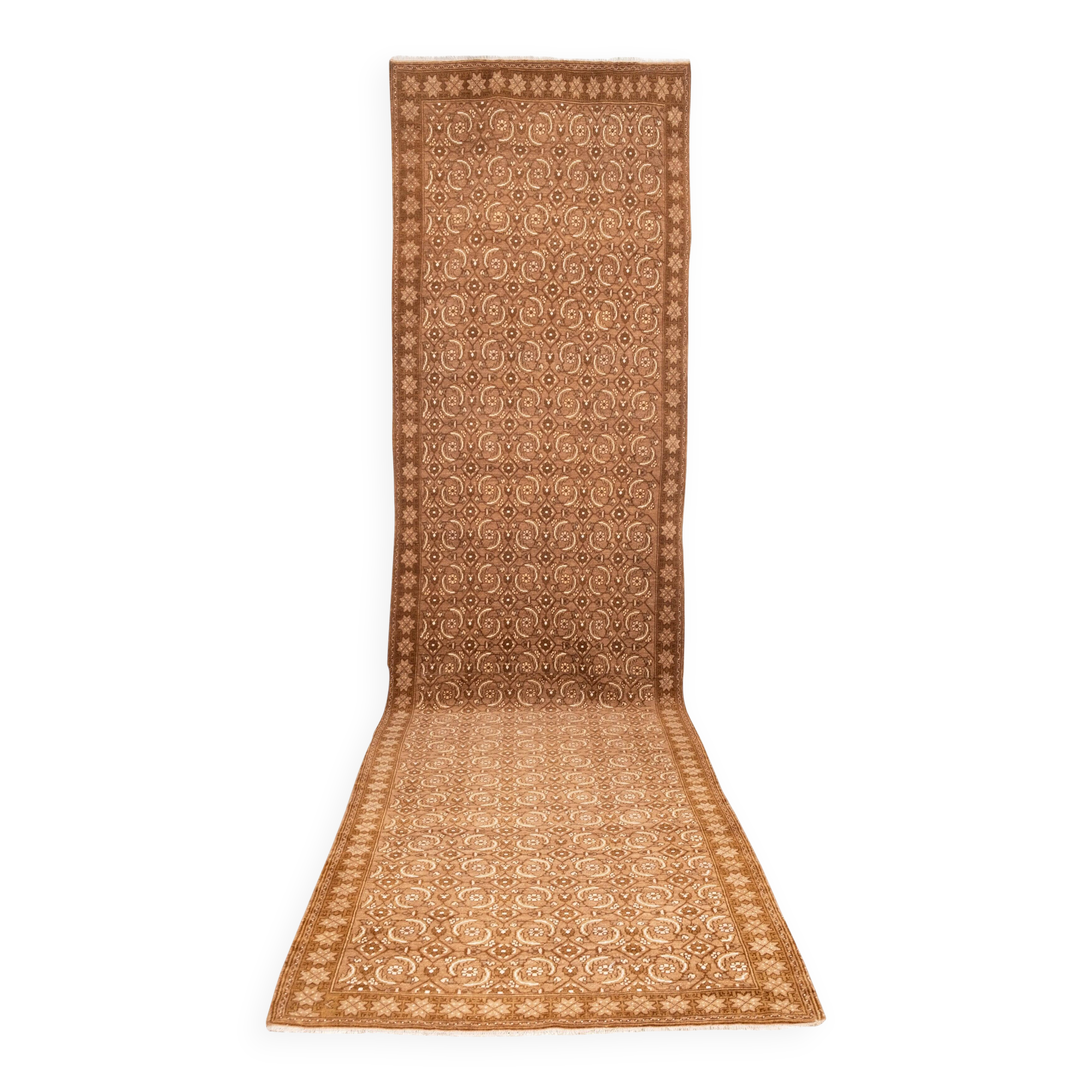 Tapis de couloir turc vintage