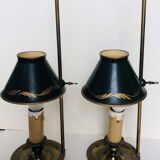 Paire de lampes bouillotte
