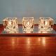 Triple wall lamp Ice Cube, Peill & Putzler, 1970
