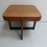 Table basse en chêne art déco