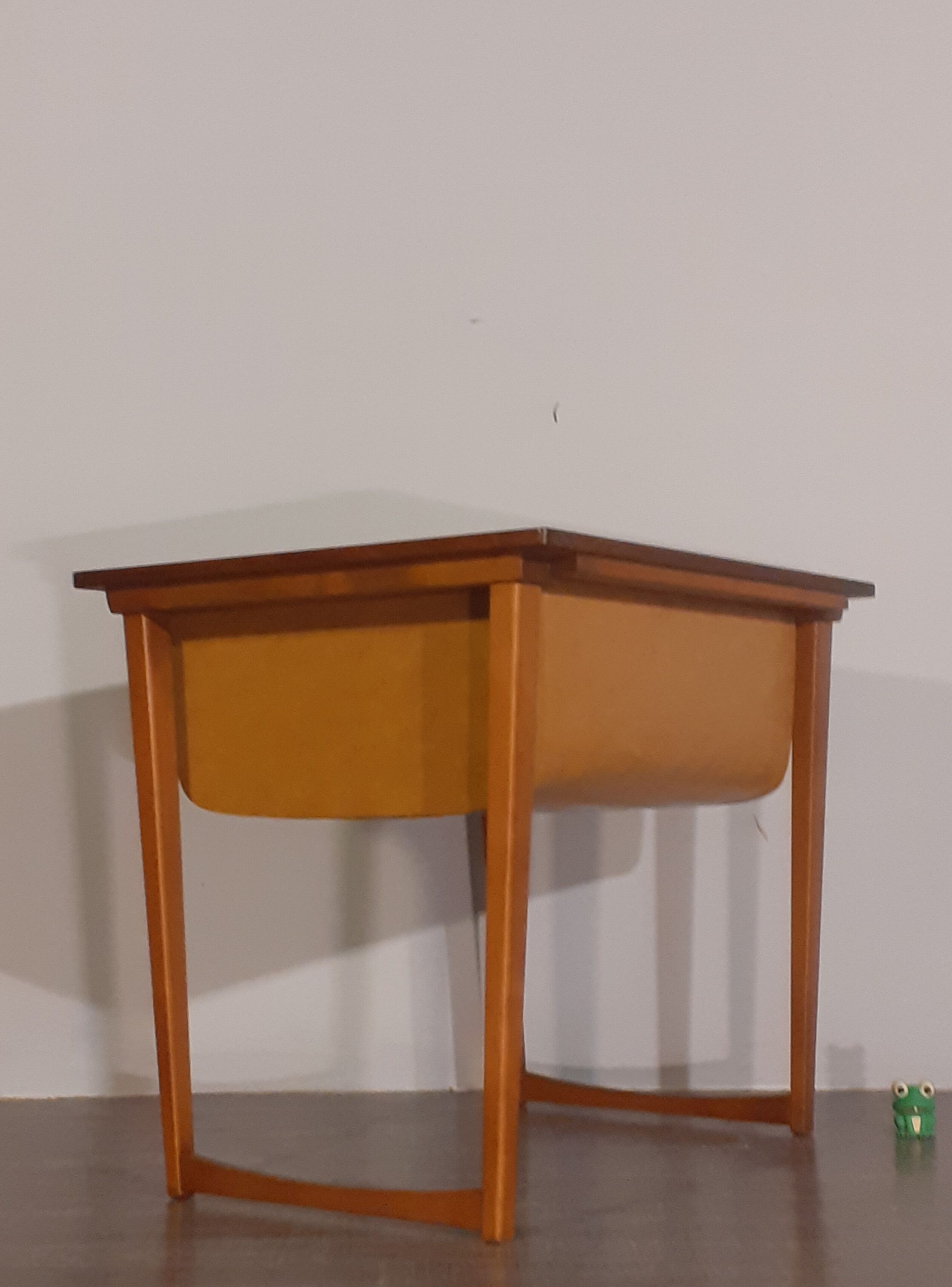 Norwegian teak and leather designer, 1960