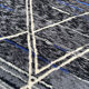 Carpet Black Handmade Wool Living Room, 260x380 cm