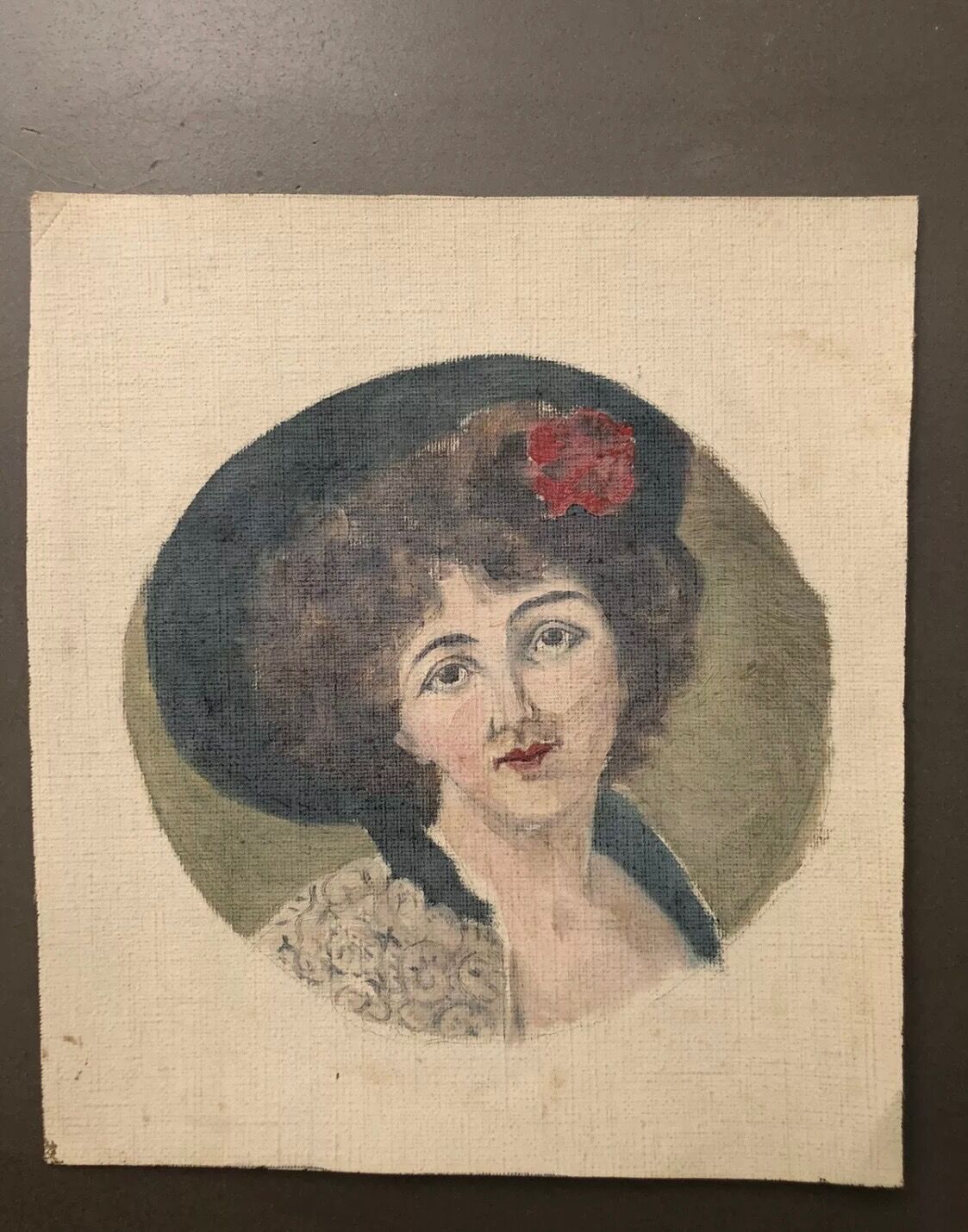 Old painting Portrait of a woman