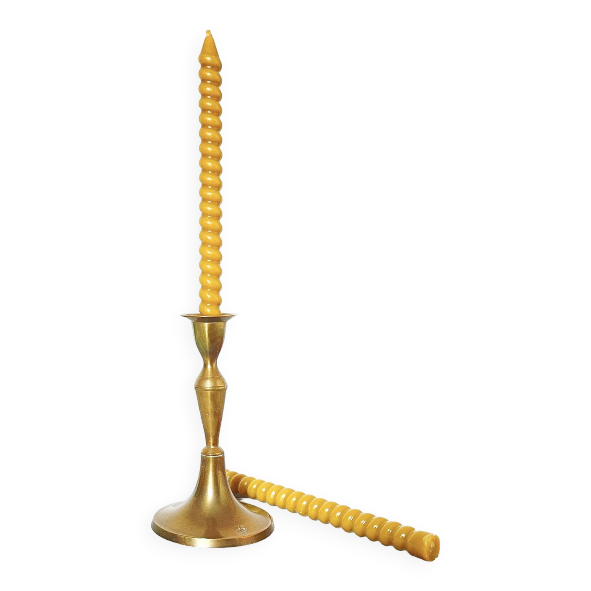 Small brass candle holder