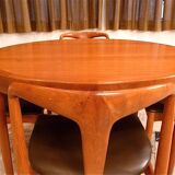 Set of 4 'Juliane' Teak Dining Chairs by Johannes Andersen for Uldum, Denmark 1960s