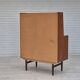 1960s, Danish chest of drawers with a mirror inside, original condition, teak wood.