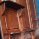 Entrance hall wardrobe in solid oak, pegged, circa 1940.