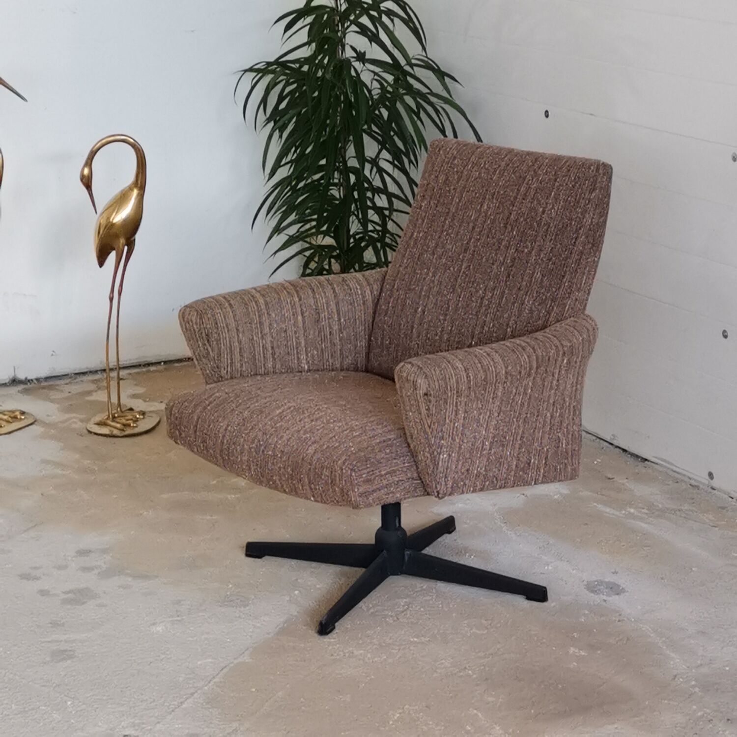 Pair of Czechoslovak swivel chairs year 70