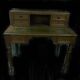 Bureau style directoire cuir vert