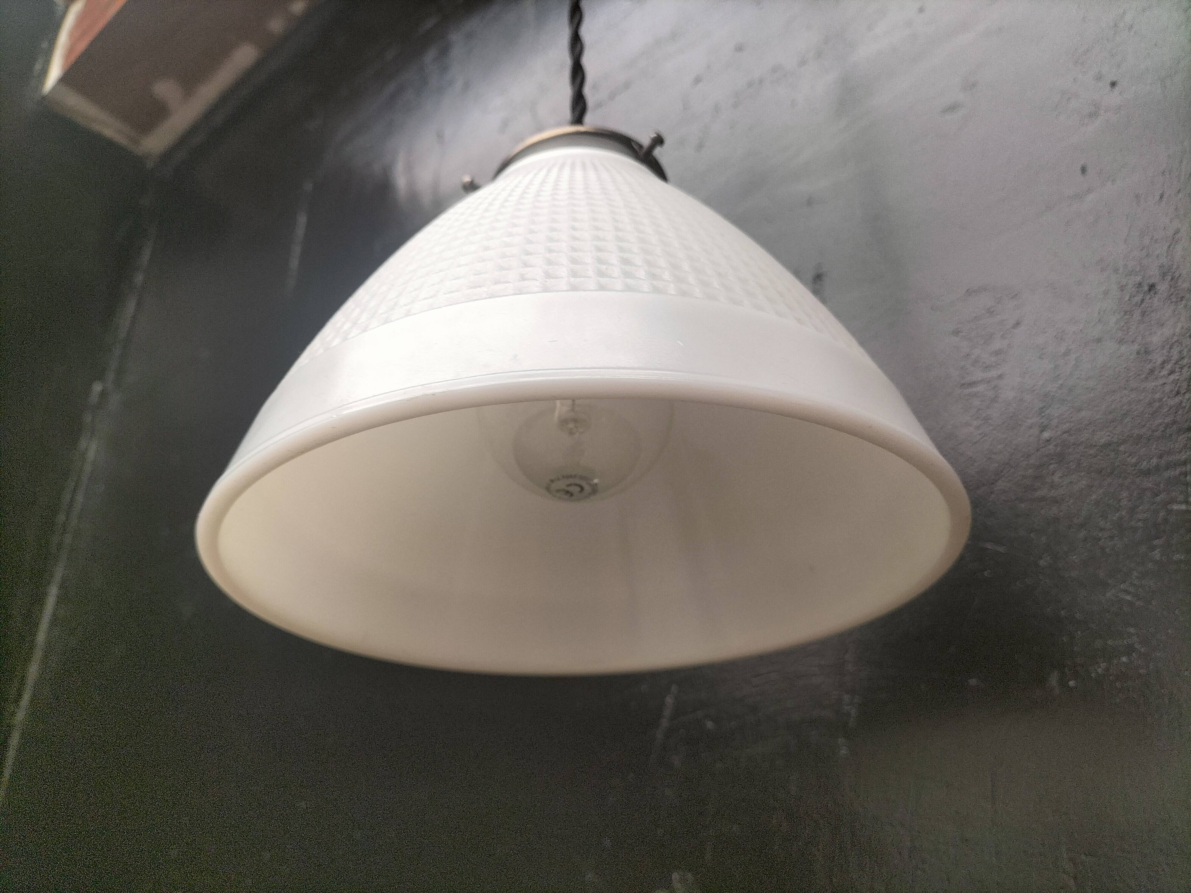 Opaline pendant light