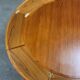 Dyrlund Flip Flap Lotus dining table in teak Denmark 1960