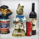 Ceramic carafe "clown donkey" by Jim Beam, USA, 1960s