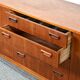 Midcentury tigerwood sideboard / long john. vintage modern / danish / retro / scandinavian style.