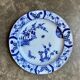 Round Creil and Montereau dish in blue earthenware, "Japan" service circa 1895