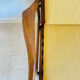 Scandinavian teak bench for two, circa 1960.