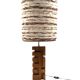 Hollywood regency wood table lamp, France 1970s