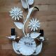 Marguerites painted sheet wall lamp