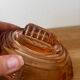 Old sugar bowl or pink glass sweet jar