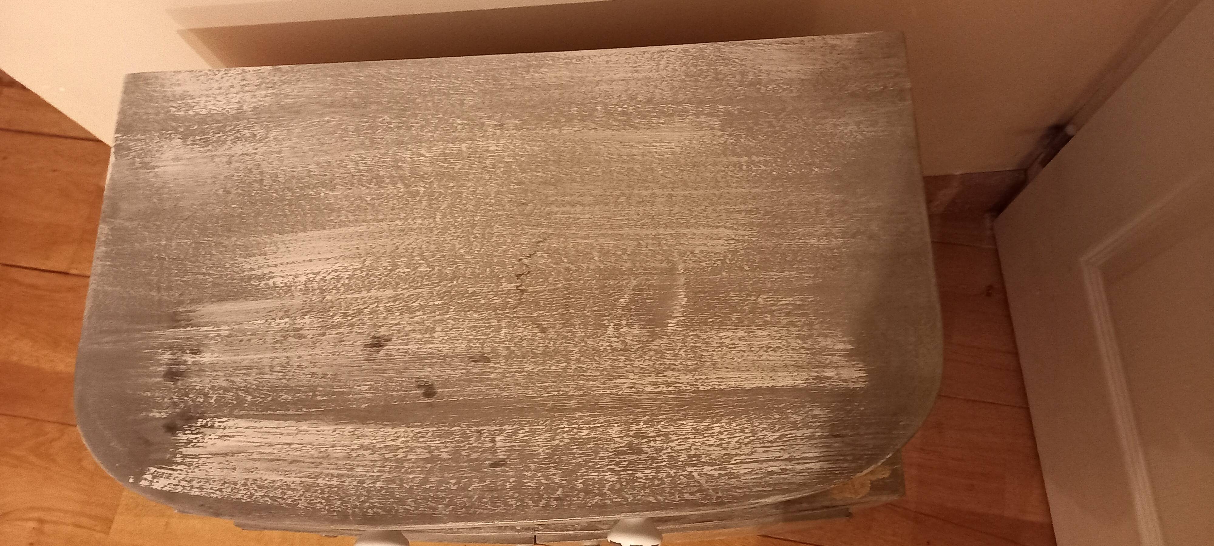 Bleached grey skateboards