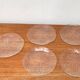 Vintage floral glass plates from Sweden by Ann Wärff for Kosta Boda, set of 11.
