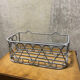 Gray wrought iron shelf