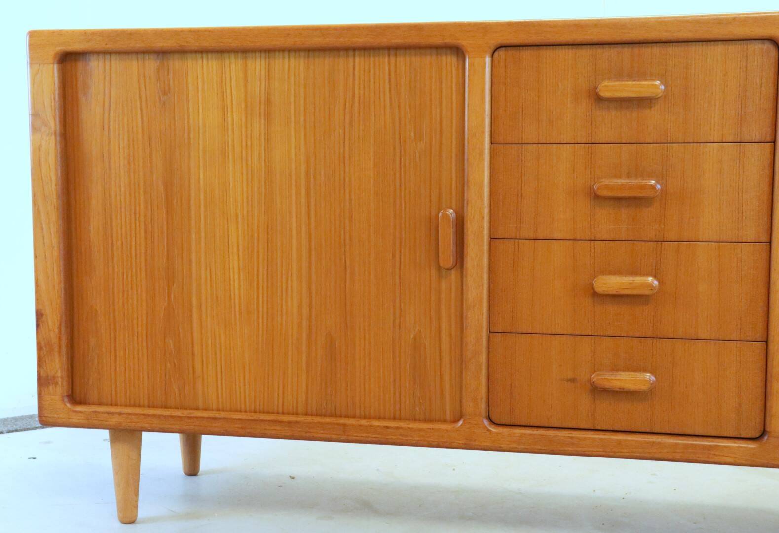 Silkeborg deens teak vintage sideboard 'Bandenitz' | 200 cm