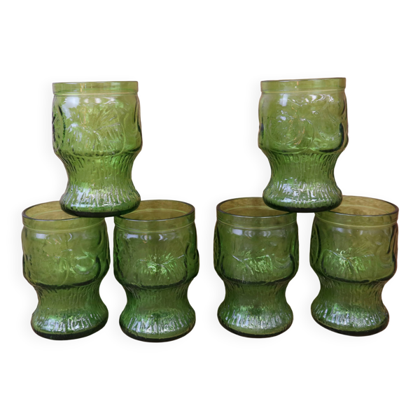 6 verres verts Fidenza Italy