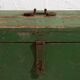 Small antique green wooden chest (circa 1910) #6