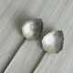 Pair of vintage silver leaf mixers