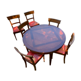 Tables et chaises - style Louis Philippe