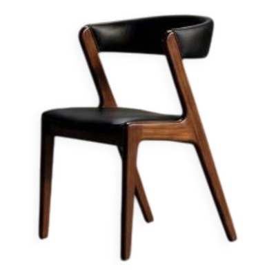 Mid-Century Danish Modern Teak Office Chair Model Fire by Kai Kristiansen