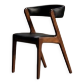 Mid-Century Danish Modern Teak Office Chair Model Fire by Kai Kristiansen
