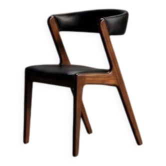 Mid-Century Danish Modern Teak Office Chair Model Fire by Kai Kristiansen
