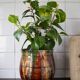 Cache-pot en céramique vernissée style provençal