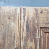 Pair of old doors haired