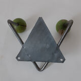 Coat door patère balls