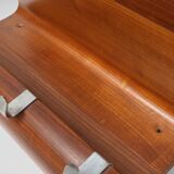 Mid-century coatrack by De Coene in bent plywood, Belgium 1960