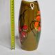 Vintage vase decorated with fruit and flowers hand-painted 20 cm