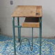 Lovely desk table wooden childrens furniture school Delagrave vintage 1960/70