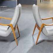Scandinavian armchair danish feet years 50 compass