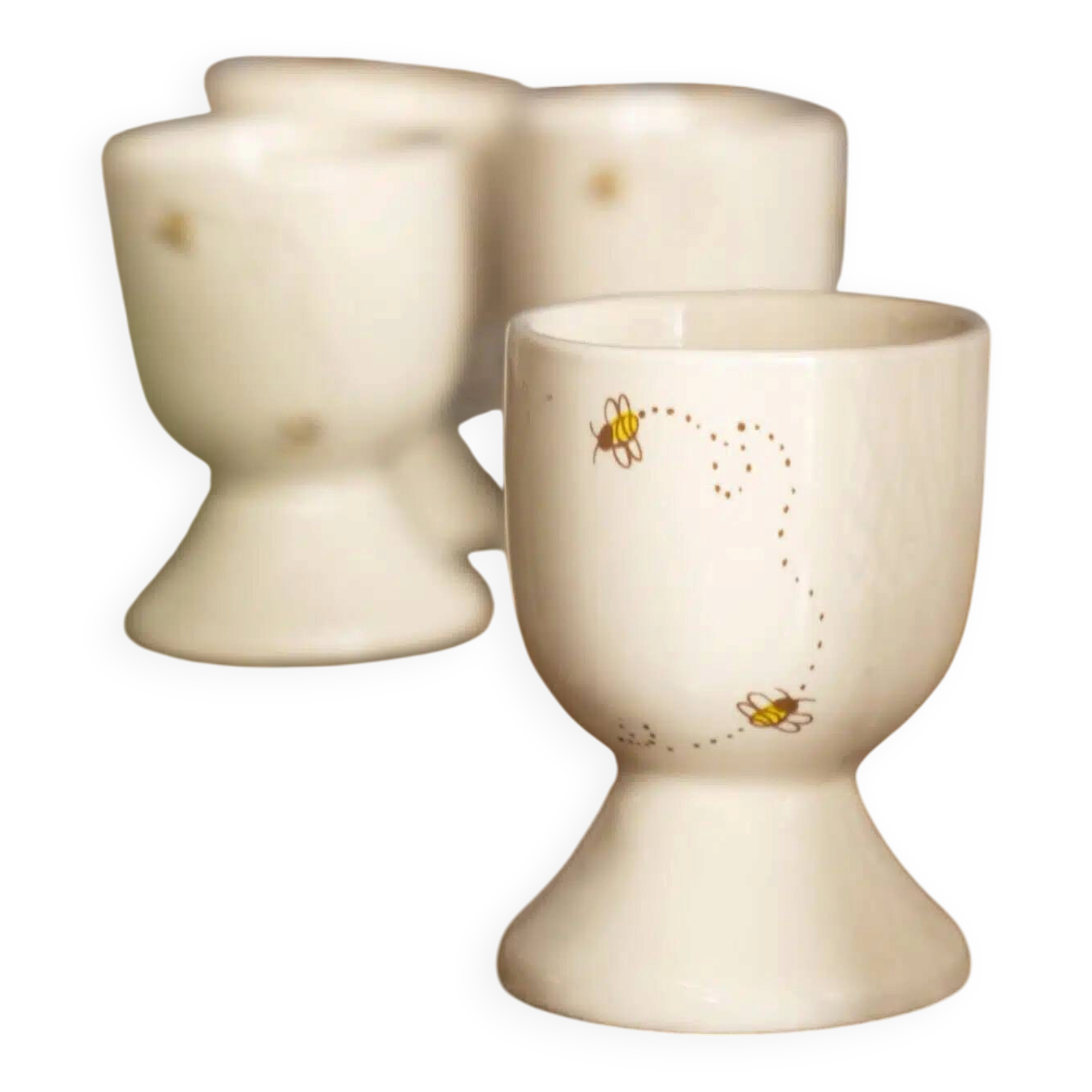 Set of 4 egg cups "Apolline"