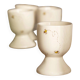 Set of 4 egg cups "Apolline"