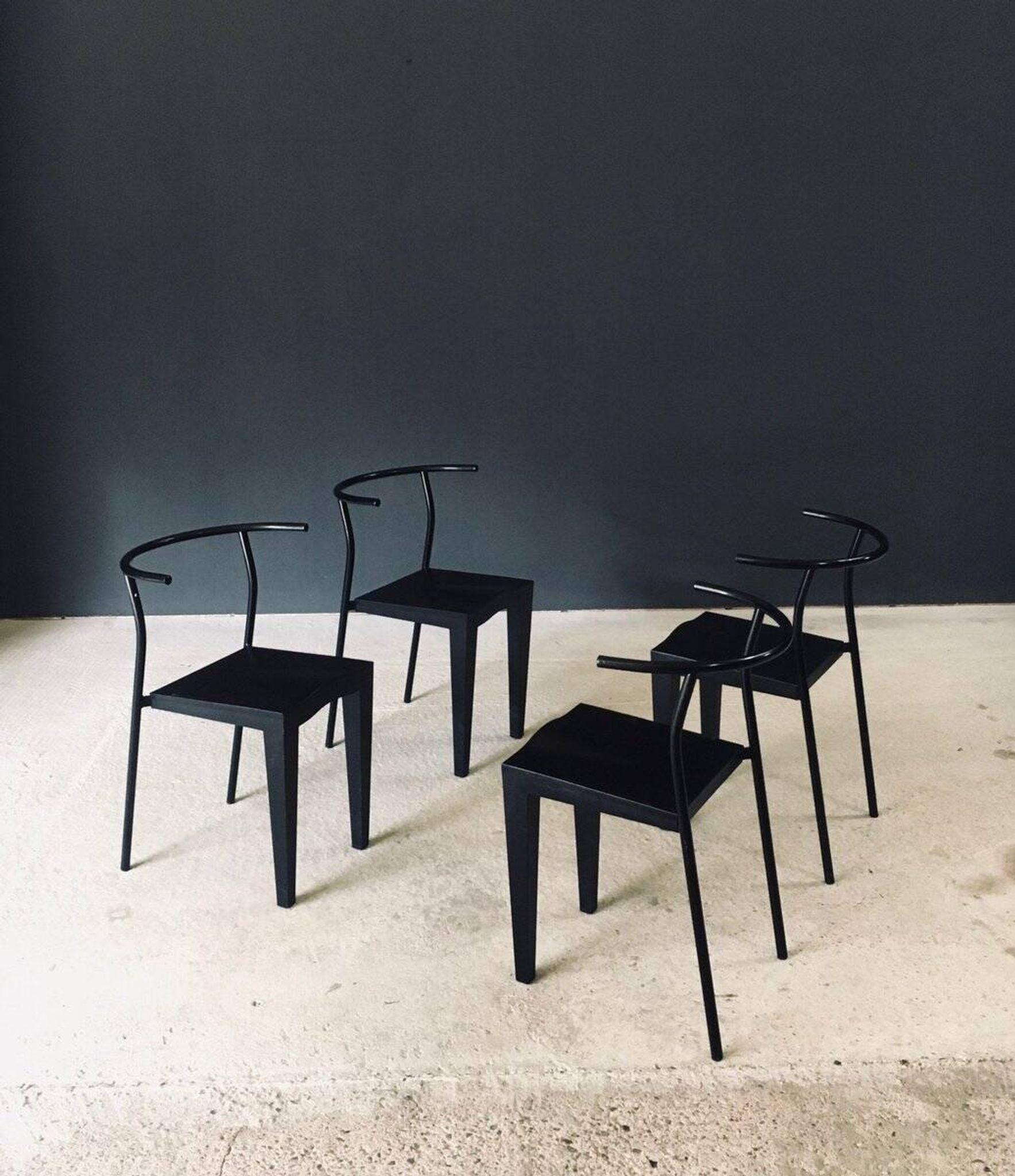 Postmodern Dr. Glob Dining Chairs by Philippe Starck for Kartell, Italy, 1980s, Set of 4